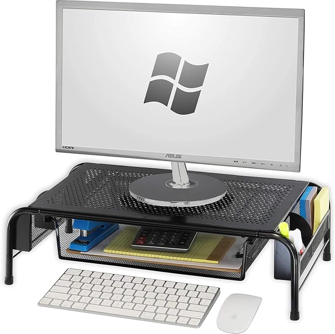 Simple Houseware Metal Desk Monitor Stand Riser by SimpleHouseware