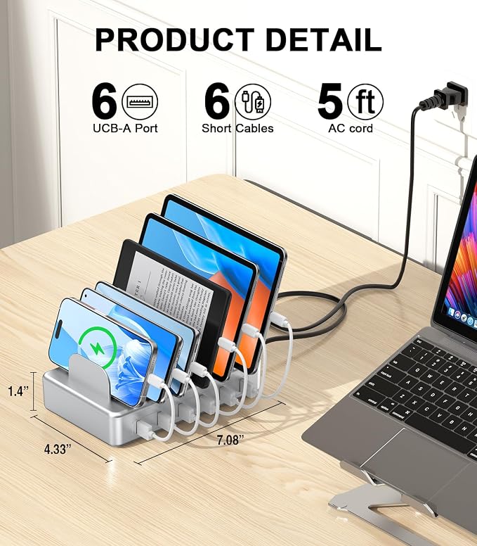 CREATIVE DESIGN 6 Port Charging Station - Image 6