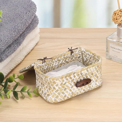 Hipiwe Wicker Shelf Basket Box - Image 5