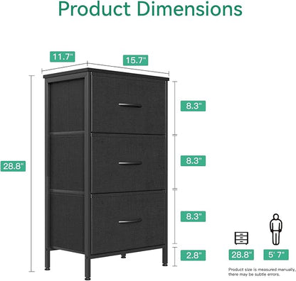 AODK Small Dresser for Bedroom Nightstand - Image 3