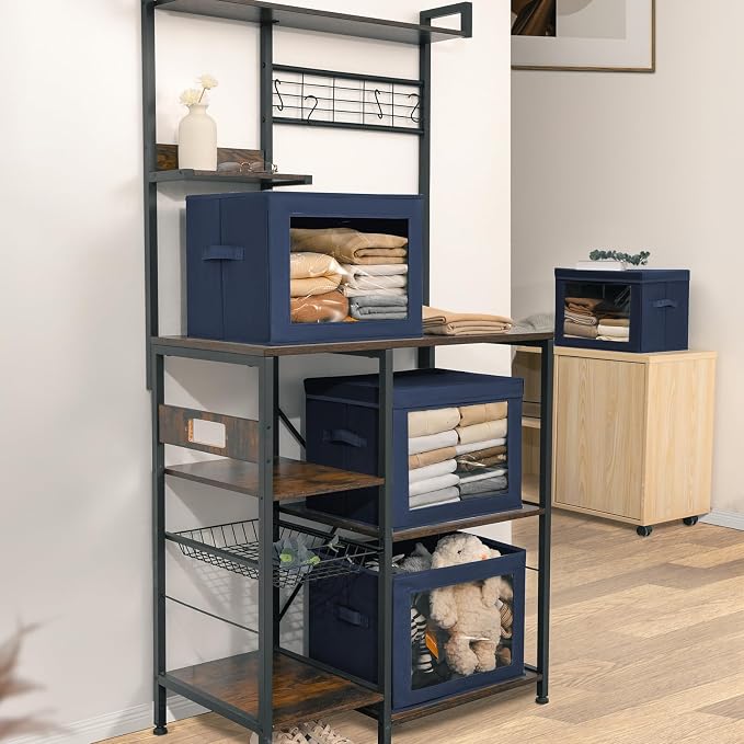 Homsorout Stackable Storage Bins - Image 6