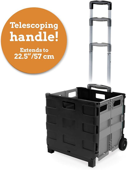 Ultra-Slim Rolling Collapsible Storage Pack-N-Roll Utility-carts, - Image 4