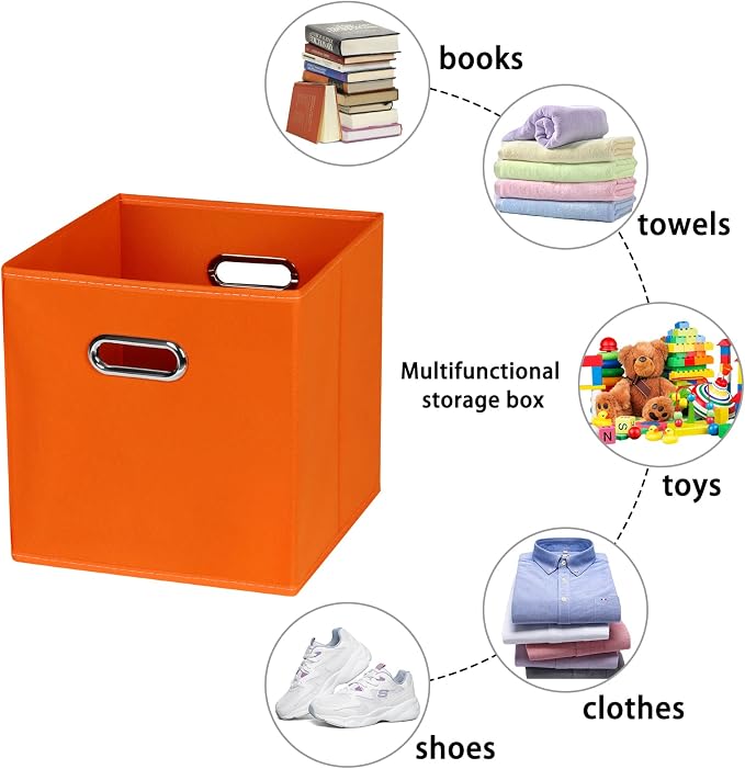 Fabric storage bins Cubes, Fabric Cube Organizer - Image 3