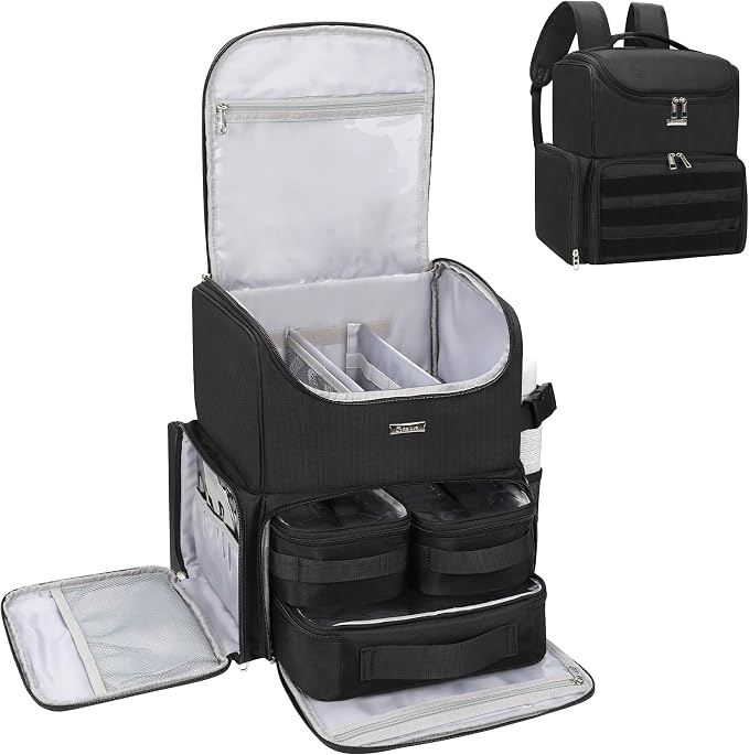 Relavel Makeup Backpack Large Makeup Bag by Relavel