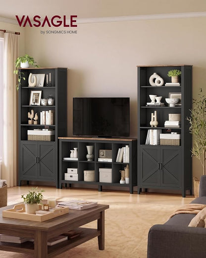 VASAGLE Liry Collection Farmhouse Bookshelf, 6-Tier Bookcase - Image 3