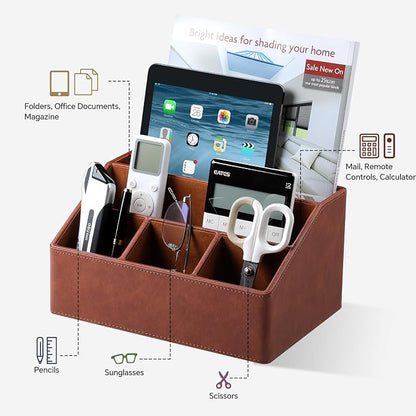 Remote Control Holder with 5 Compartments - Image 3