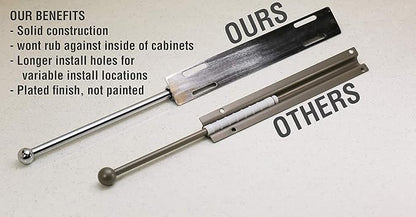 12" Valet Rod Standard for Closet Polished Chrome PC Metal - Image 5