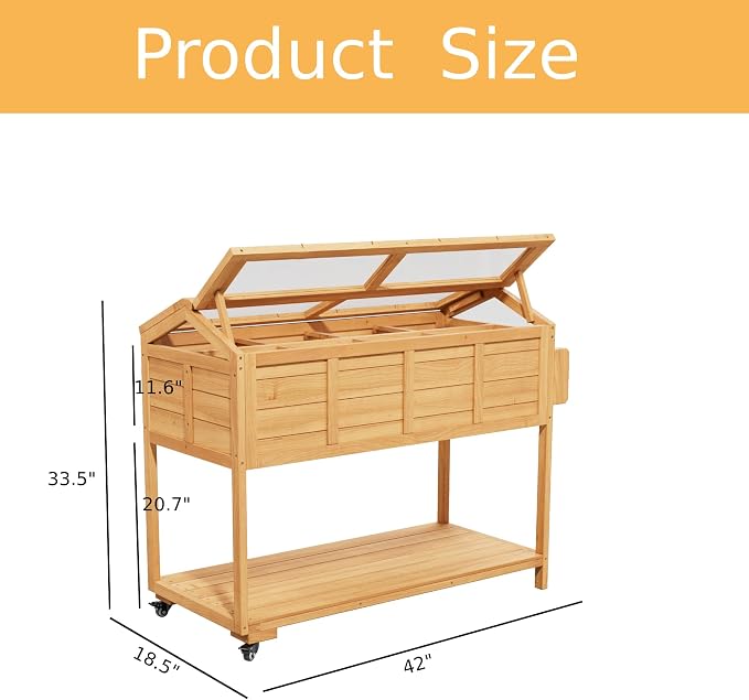 Raised Garden Beds on Wheels - Image 4