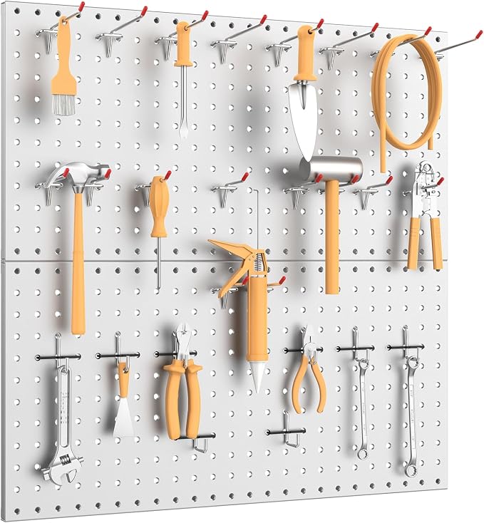 WALMANN Metal Pegboard Panels for Wall Garage Tools Pegboard for Garage - Image 6