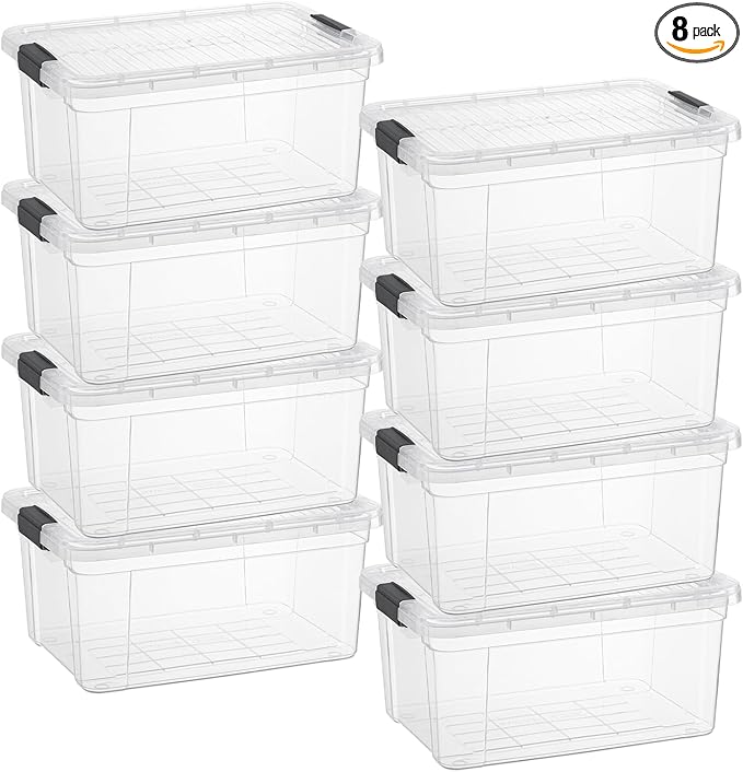 Superio Clear Storage Boxes by Superio