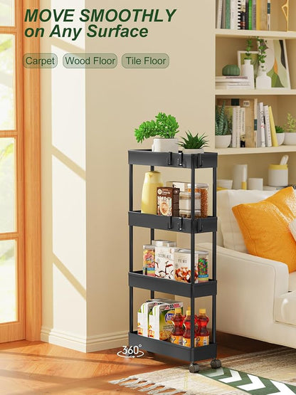 LEHOM 5.1" Slim Storage Cart - Image 7