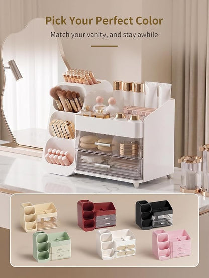 Booklov Makeup Organizer for Vanity, Large Capacity Cosmetic Display Case - Image 9