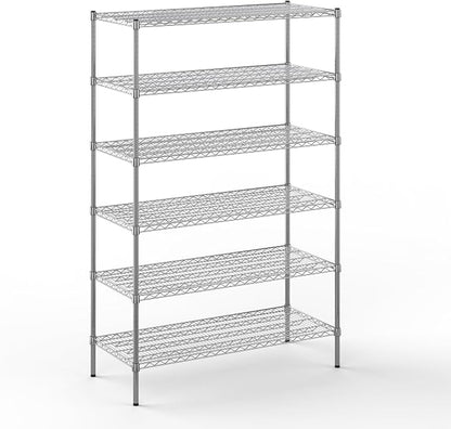 21" Deep x 48" Wide x 74" Height Wire Shelving Kit | 6-Tier | NSF Commercial by Regal+Altair