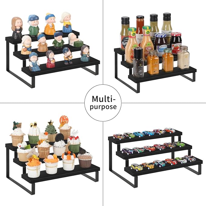 YINMIT Wooden Display Riser Stand, Tiered Perfume and Cologne Organizer Stand - Image 8