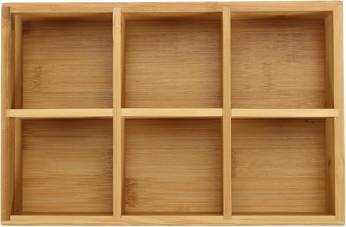 Dicunoy 2 Pack Bamboo Tea Bag Organizers, Wood Tea Bag Storage - Image 4
