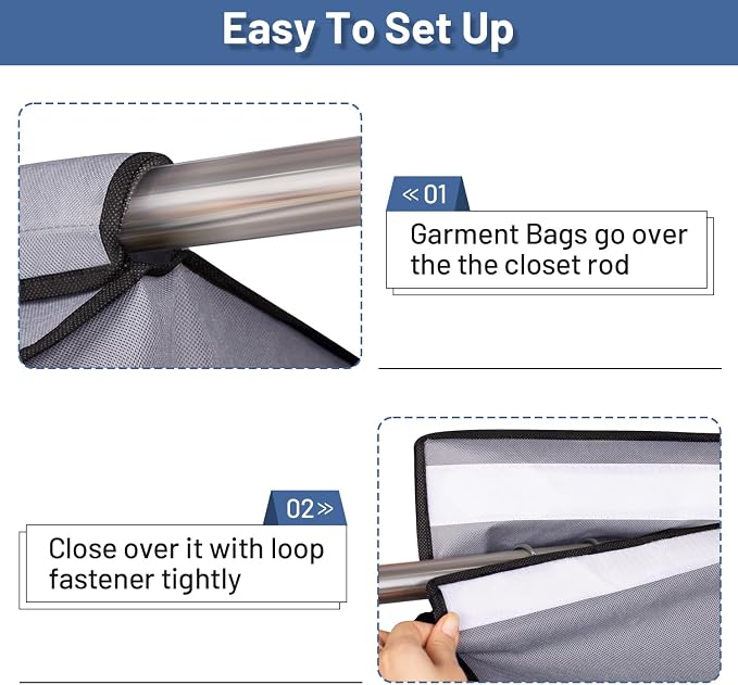 SLEEPING LAMB 54'' Hanging Garment Bags - Image 4