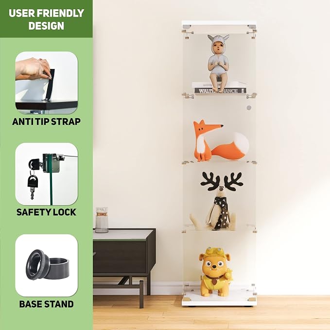 Beauty4U Glass Display Cabinet - Image 4