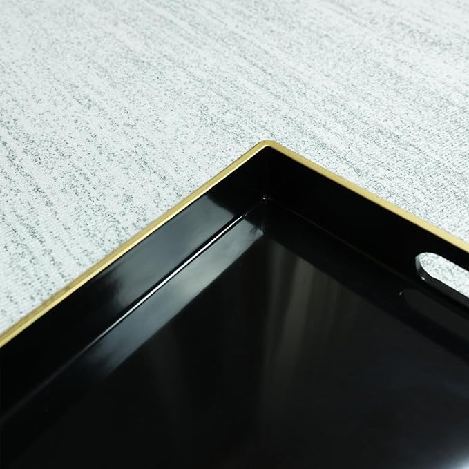 Spsyrine Black Decorative Serving Tray - Image 4
