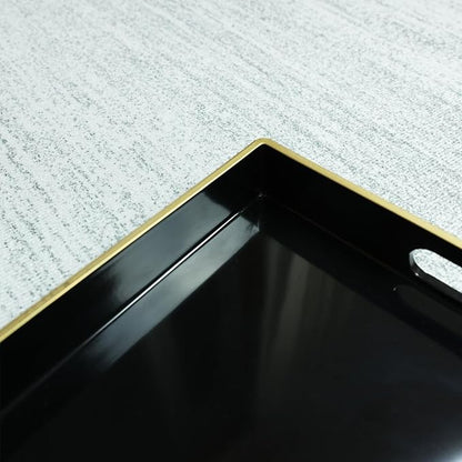 Spsyrine Black Decorative Serving Tray - Image 4