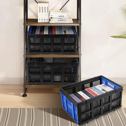 55L Collapsible Crates for Storage, Stackable & Collapsible Milk Crates - Image 7