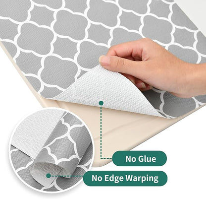 Shelf Liners for Kitchen Cabinets 17in x 30FT Non Adhesive Drawer Liner Gray - Image 9