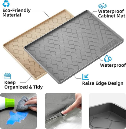 Silicone Under Sink Mat 40" x 22", kitchen Essentials and Gadgets, Shelf liner - Image 2