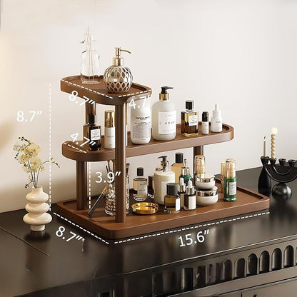 GDQ Wooden Display Organizer Stand, Perfume Organizer, Tea Set, Open Design - Image 3