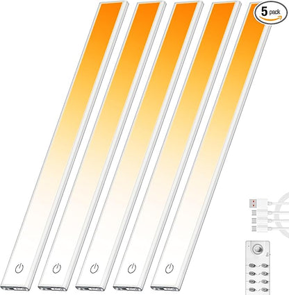 204 LED Under Cabinet Lights Wireless by MEKKLEON