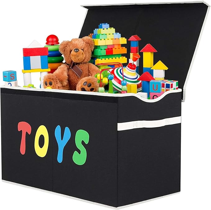 YOLOXO Toy Box Chest, Collapsible Sturdy Storage Bins by YOLOXO