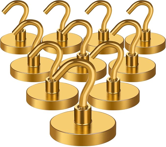 MIKEDE Strong Magnetic Hooks, 120Lbs Heavy Duty Magnetic Hooks by MIKEDE