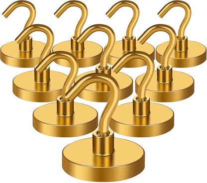 MIKEDE Strong Magnetic Hooks, 120Lbs Heavy Duty Magnetic Hooks by MIKEDE