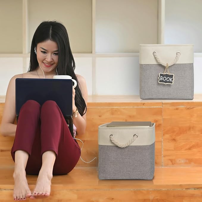 13x13x13 Storage Cubes Bins, Cube Storage Organizer Bins - Image 5