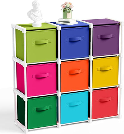 Briwooody 9 Cube Storage Organizer Bins by Briwooody