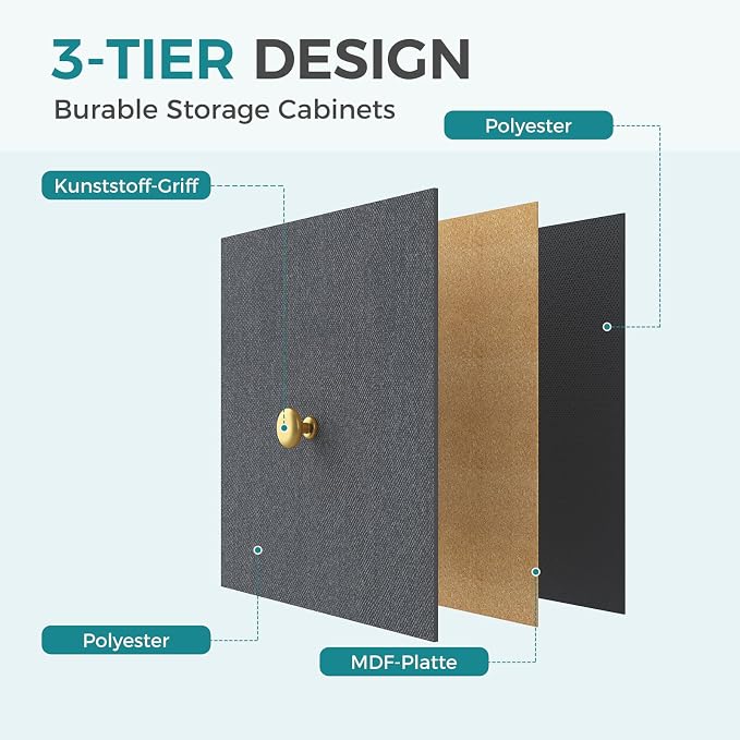 OLIXIS 8 Drawer Storage Dresser - Image 6
