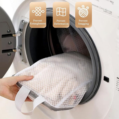 Mesh Laundry Bags for Delicates Reusable Durable Laundry Mesh Wash Bags Large - Image 5