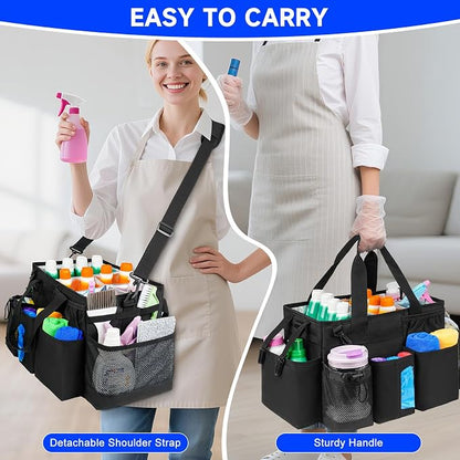 Cleaning Caddy Bag, Cleaning Supplies Organizer - Image 5