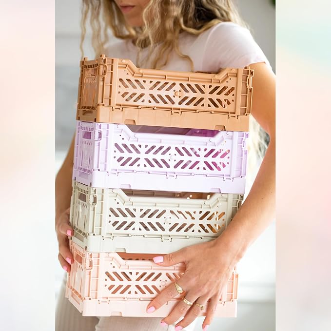 Collapsible Storage Box, Foldable Crate Organizer Bin - Image 7