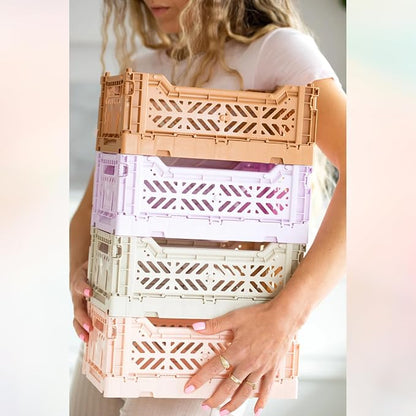Collapsible Storage Box, Foldable Crate Organizer Bin - Image 7
