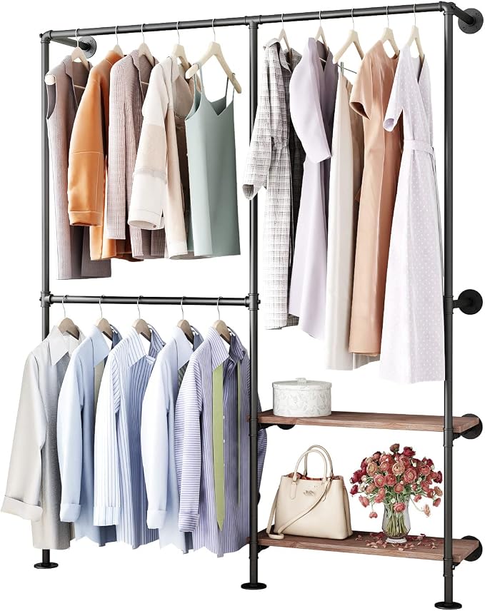 Industrial Pipe Clothes Racks - Image 7