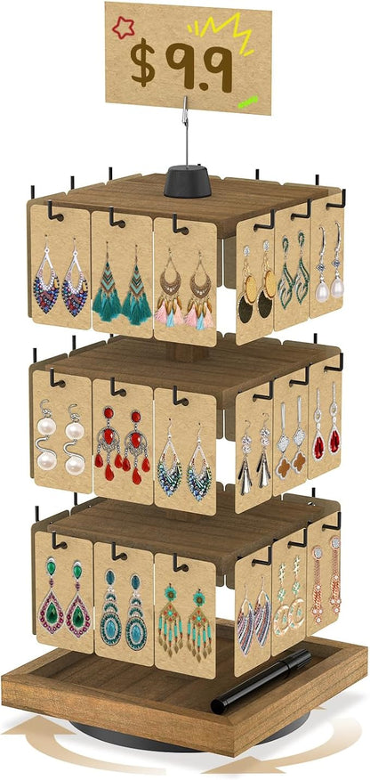 MODOWEY Rotating Earring Card Display Stands by MODOWEY