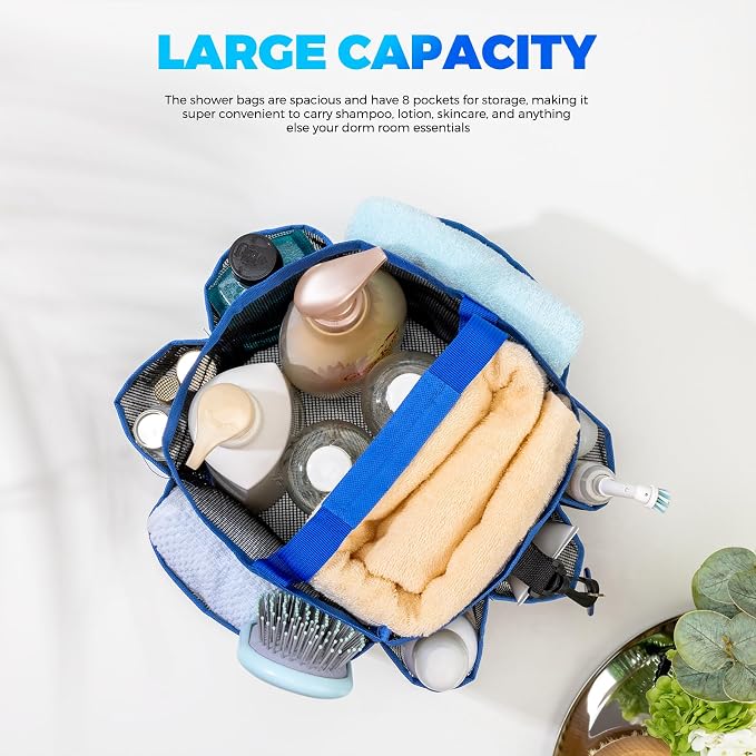 Mesh Shower Caddy Portable for College Dorm Room Essentials - Image 5