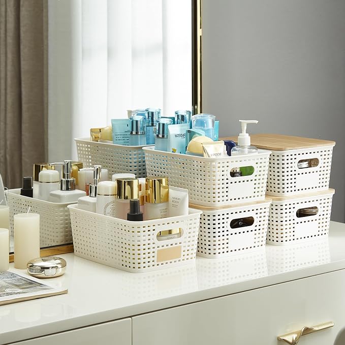 Bagnizer Small Plastic Storage Bins - Image 7