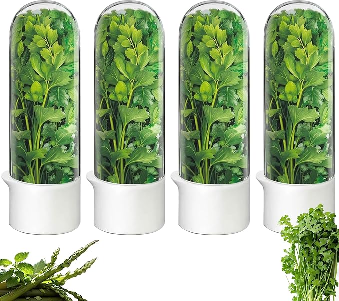 Herb Saver for Refrigerator, Fresh Herbs Lettuce Keeper for Refrigerator by Unknown