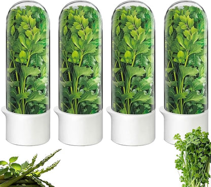 Herb Saver for Refrigerator, Fresh Herbs Lettuce Keeper for Refrigerator by Unknown