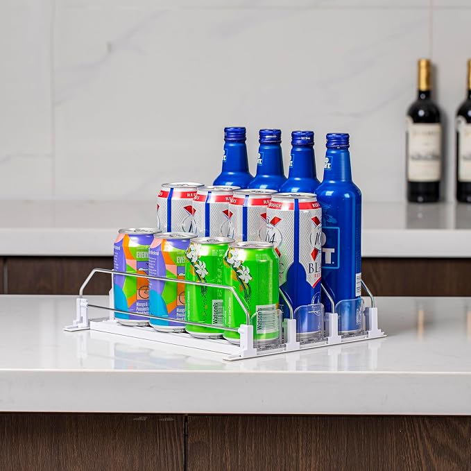 Rula Drink Organizer for Fridge, Self-Pushing Soda Can Dispenser for Mini - Image 7