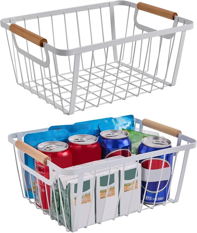 LeleCAT White wire baskets for organizing - Image 9