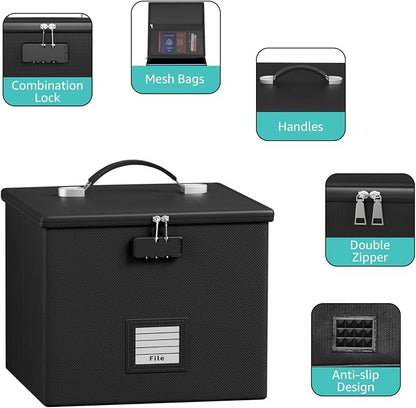 Fire Proof File Box for Documents - Image 4