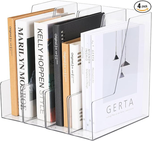 CiWiVOKi Vertical File Holder, 4 pack by CiWiVOKi