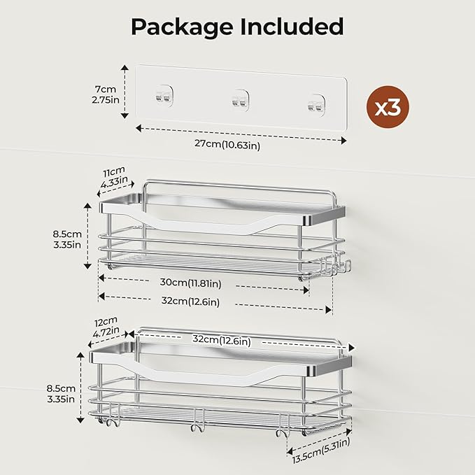 Orimade Shower Caddy Basket Shelf - Image 3
