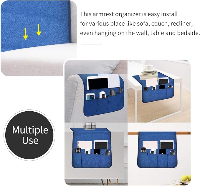 Sofa Armrest Organizer, Remote Control Holder - Image 5